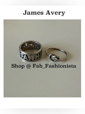 James Avery rings sterling silver retired